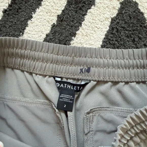 Athleta Women's Gray Joggers - Picture 2 of 3